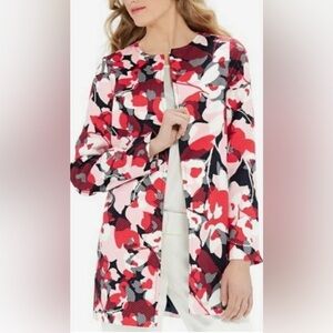 The Limited Floral Jacket - Red, Pink, Black, White